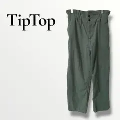 TipTop ティップトップ　カジュアルパンツ　グリーン　F ウエストゴムのサムネイル