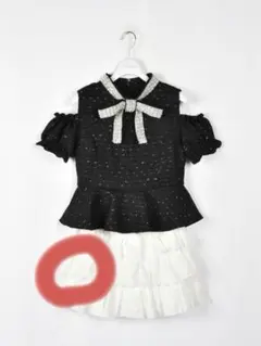 ♡evelyn♡ビジューリボンペプラムセット（スカートのみ）のサムネイル