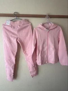 Nike フリースジャケットとパンツセット ピンク