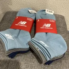 New Balance レディース ソックス 6足組 23-25cm