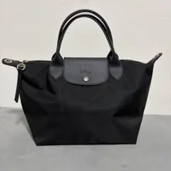 美品✨LONGCHAMPロンシャン ハンドバッグ プリアージュ ブラック S