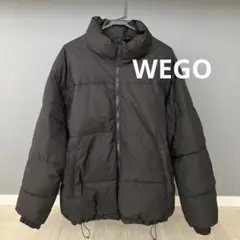 WEGO ブラックダウンジャケット リバーシブル