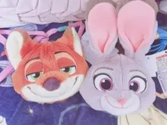 ズートピア　ジュディ　ニック　ショルダーバッグ 2個 ディズニー