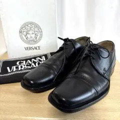 Gianni Versaceジャンニヴェルサーチ外羽スクエアトゥビジネスシューズのサムネイル