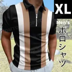 メンズ ポロシャツ XL 半袖 上品 カジュアル シンプル 涼しい ゴルフ 新品