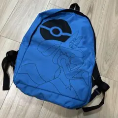 ポケモン ルカリオ　リュック☆ブルー　青