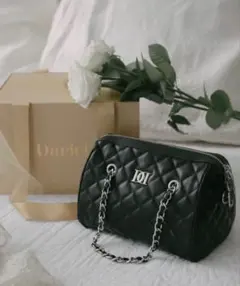 ✨ほぼ未使用✨DDキルティングハンドルバッグ　ブラック　ショッパー付き 2025年最新】Darich レディース ハンドバッグの人気アイテム - メルカリ