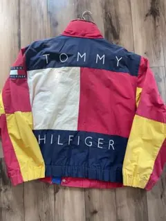 TOMMY HILFIGER 90s カラーブロックジャケット L