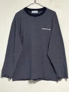 MEN'S CLUB Lサイズ ボーダー長袖Tシャツ ロンT 紺×白