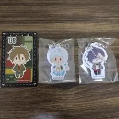 刀剣乱舞　巴形薙刀　明石国行　御手杵　御伴フェルトマスコット　半券　ぽちくじ