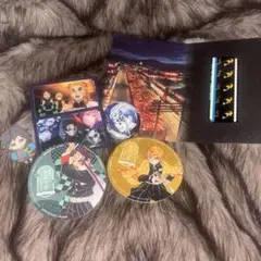 鬼滅の刃 コースター ラバーキーホルダー 缶バッジ カード