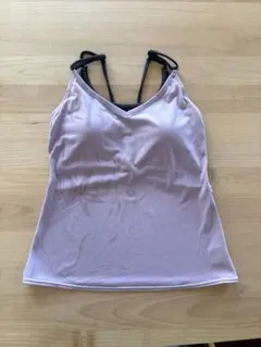 ボディアートジャパン ヨガウェア　カップ付きキャミソール　花柄