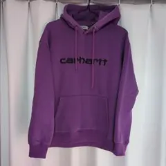 Мサイズ　Carhartt　フード付きパーカー　パープル　カーハート