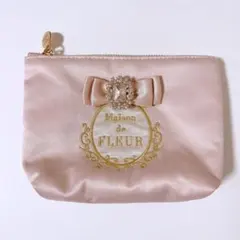 Maison de FLEUR ピンクリボンポーチ