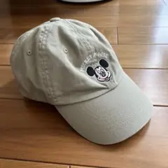 【kids】ミッキーマウス ベージュキャップのサムネイル