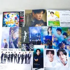 スノーマン 目黒蓮 SnowMan フライヤー チラシ 月の満ち欠け REGZA