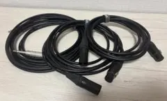 CANARE XLRケーブル 3m×2 フォン端子シールドケーブル 5m×1のサムネイル