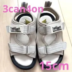 3can4on FUN & JOLLY ベージュ サンダルのサムネイル