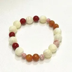 パワーストーン ブレスレット 天然石 レディース 赤　レッド