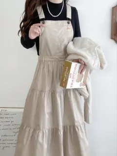 クラシカルエルフ 《JaVa コラボ》2wayティアードサロペットワンピース