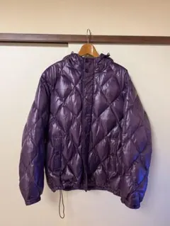 00s OLD UNIQLO ダイヤキルト ダウンジャケット XLパープル