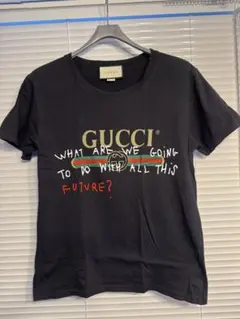 GUCCI グラフィックTシャツ 黒これからの季節にオシャレです！ | Mercari