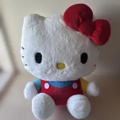 ハローキティー　レトロカラーのぬいぐるみ