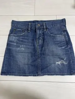 Y2Kダメージミニデニムスカート