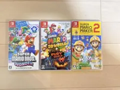 Switch マリオソフト3本セット(ワンダー、オデッセイ、3Dワールド