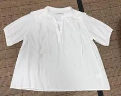 shuca 半袖ブラウス 白　チュニックのサムネイル
