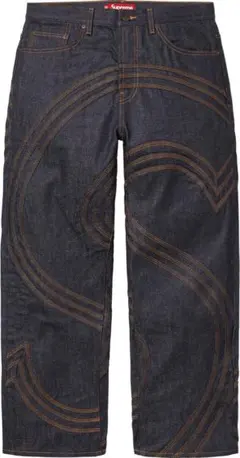 Supreme S Logo Rigid Baggy Jean Navy Sのサムネイル