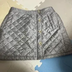 Jun and Rope グレー キルティングスカート M