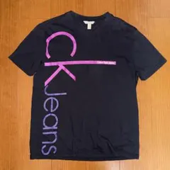 Calvin Klein Jeans VネックTシャツ ブラック