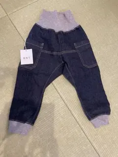 【新品】BNT RB008 デニムボトムス 85~95cm 腹巻きつきズボン