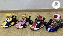 美品 マリオカート キャラクター4体セット ミニカー プルバックカー 匿名配送