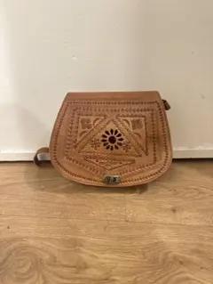 レザーバッグ　ブラウン