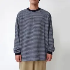 美品 BEAMS ベロア配色ボーダーイージーロンT オーバーサイズ - メルカリ