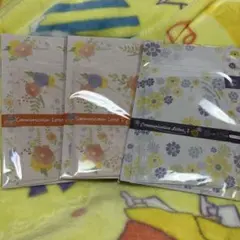 花柄レターセット 3点セット