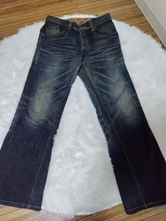 EDWIN 431XVS デニム フレア フラップポケット ハチノス加工