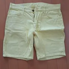 LEEショートパンツ　イエロー