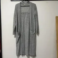 alicia PAGEBOY グレー ロングカーディガン