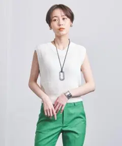 ＜UNITED ARROWS＞AZE リブ Vネック ニット Ｗ †のサムネイル
