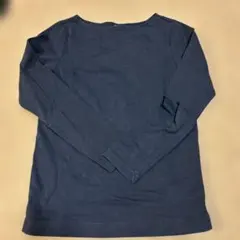 無印　ボートネック　長袖Tシャツ