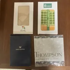 紳士用　ブランドハンカチ　４点セット【新品未使用品】