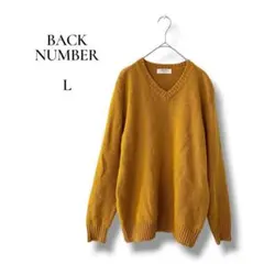 BACK NUMBER ライトオン　レディース　長袖ニット　ウール　アルパカ　L