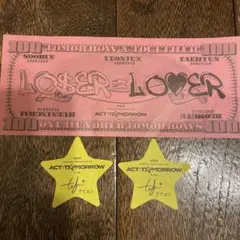 TXT ACT:TOMORROW テヒョン　星 ルザラバ札　落下物 埼玉