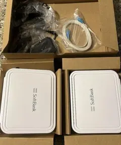 SoftBank 無線LANルーター 3台セット SoftBank メッシュWi-Fiルーター 3台セット - メルカリ