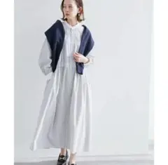 ロペピクニック　シャツワンピース　雑誌掲載