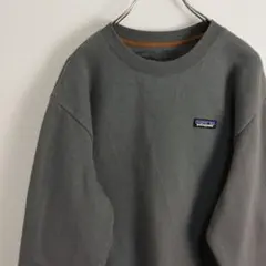 パタゴニア スウェットトレーナー ワンポイント グレー