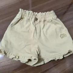 Lee フリル付きショートパンツ イエロー